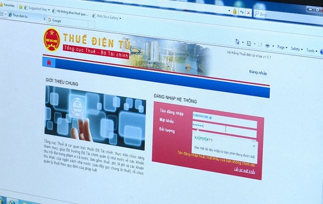thuế điện tử
