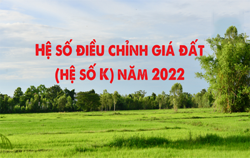 hệ số điều chỉnh giá đất
