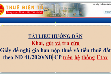 Hướng dẫn kê khai các chỉ tiêu trên Giấy đề nghị gia hạn thời hạn nộp thuế và tiền thuê đất.