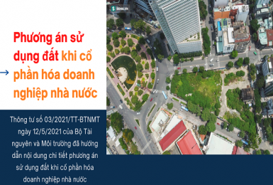 Hướng dẫn nội dung chi tiết phương án sử dụng đất khi cổ phần hóa doanh nghiệp nhà nước