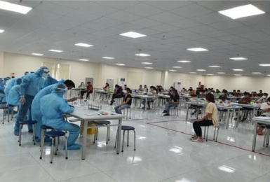 NLĐ nơi giãn cách được đi làm khi có xét nghiệm âm tính Covid-19