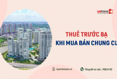 Thuế trước bạ mua bán chung cư 2022