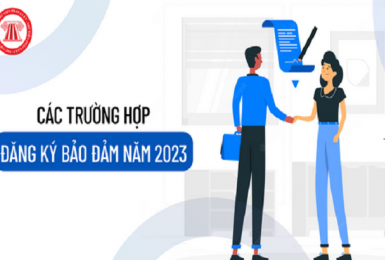  Các trường hợp đăng ký bảo đảm năm 2023