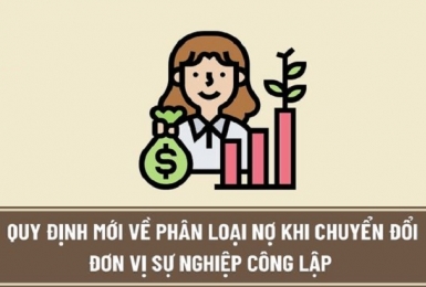Quy định phân loại nợ phải trả của đơn vị sự nghiệp công lập chuyển đổi