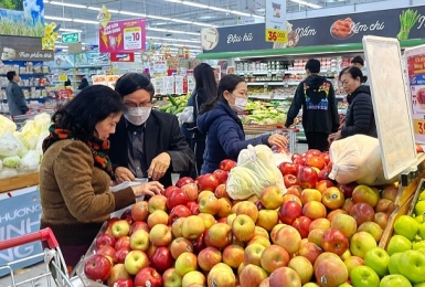 CPI tháng Hai tăng 0,45% so với tháng trước